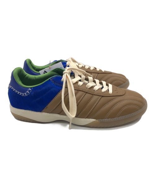 adidas（アディダス）adidas (アディダス) レザースニーカー ブラウン×ブルー サイズ:29cmの古着・服飾アイテム