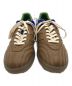 adidas (アディダス) レザースニーカー ブラウン×ブルー サイズ:29cm：14000円