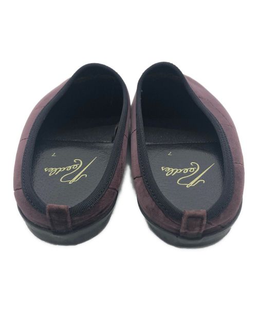 Needles（ニードルズ）Needles (ニードルズ) ベルベットミュール パープル サイズ:25cmの古着・服飾アイテム