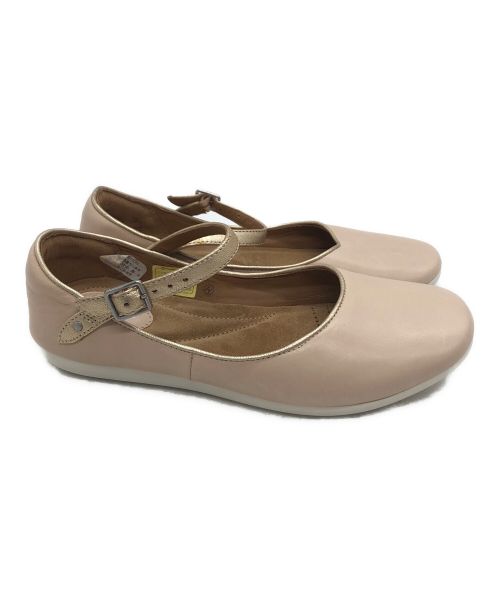 CLARKS（クラークス）CLARKS (クラークス) ストラップシューズ ピンク サイズ:23.5cmの古着・服飾アイテム