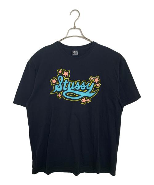 stussy（ステューシー）stussy (ステューシー) stussy プリントTシャツ ブラック サイズ:XLの古着・服飾アイテム
