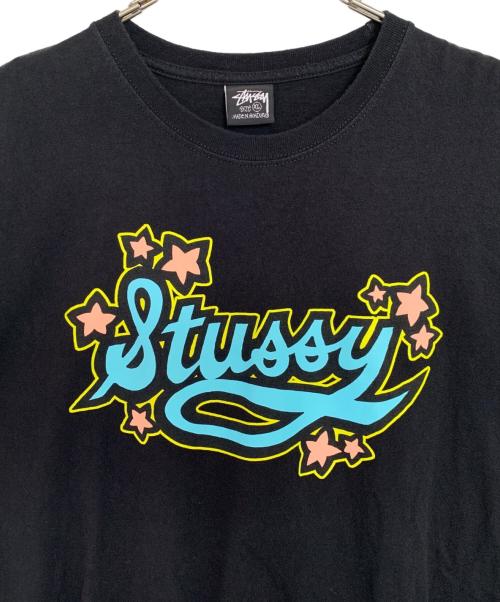 stussy（ステューシー）stussy (ステューシー) stussy プリントTシャツ ブラック サイズ:XLの古着・服飾アイテム