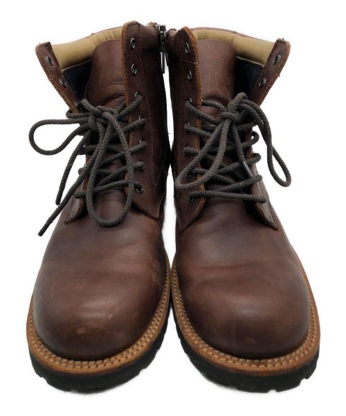 SLOW WEAR LION（スローウェアライオン）SLOW WEAR LION (スローウェアライオン) サイドジップブーツ ブラウン サイズ:8Eの古着・服飾アイテム