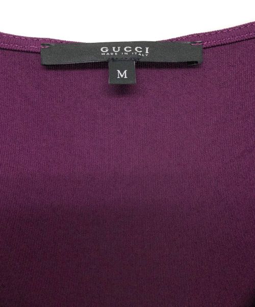 GUCCI（グッチ）GUCCI (グッチ) チュニック パープル サイズ:Mの古着・服飾アイテム