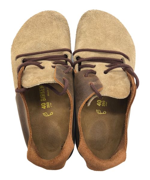 BIRKENSTOCK（ビルケンシュトック）BIRKENSTOCK (ビルケンシュトック) サンダル ブラウン×ベージュ サイズ:26cmの古着・服飾アイテム