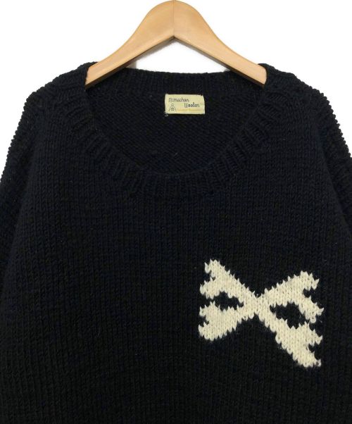 Mcmachan Woolen（マクマーンウーレン）Mcmachan Woolen (マクマーンウーレン) ニット ブラック サイズ:不明の古着・服飾アイテム