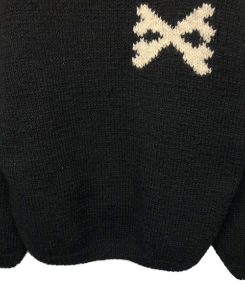 Mcmachan Woolen（マクマーンウーレン）Mcmachan Woolen (マクマーンウーレン) ニット ブラック サイズ:不明の古着・服飾アイテム