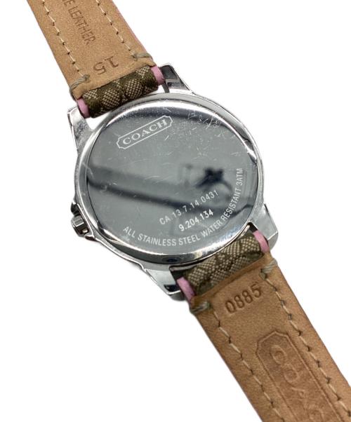 COACH（コーチ）COACH (コーチ) 腕時計 ピンクの古着・服飾アイテム