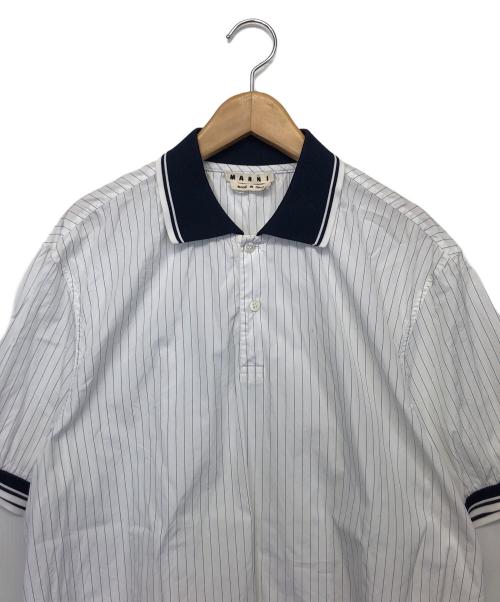 MARNI（マルニ）MARNI (マルニ) ストライプシャツ ホワイト サイズ:46の古着・服飾アイテム