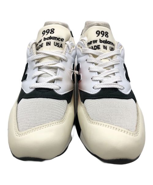 NEW BALANCE（ニューバランス）NEW BALANCE (ニューバランス) スニーカー ブラック×アイボリー サイズ:28cmの古着・服飾アイテム