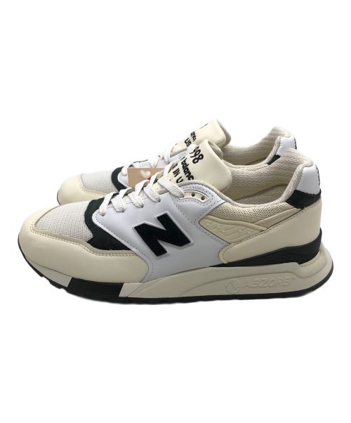 NEW BALANCE（ニューバランス）NEW BALANCE (ニューバランス) スニーカー ブラック×アイボリー サイズ:28cmの古着・服飾アイテム