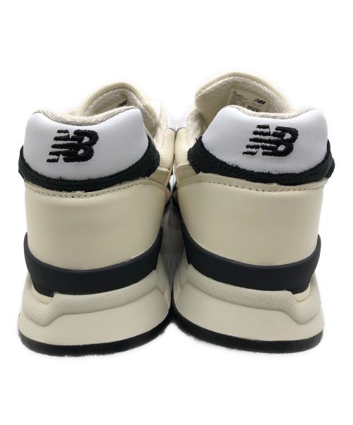 NEW BALANCE（ニューバランス）NEW BALANCE (ニューバランス) スニーカー ブラック×アイボリー サイズ:28cmの古着・服飾アイテム