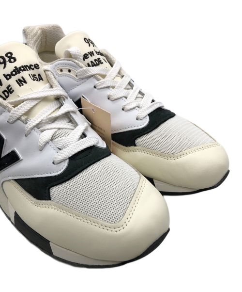 NEW BALANCE（ニューバランス）NEW BALANCE (ニューバランス) スニーカー ブラック×アイボリー サイズ:28cmの古着・服飾アイテム