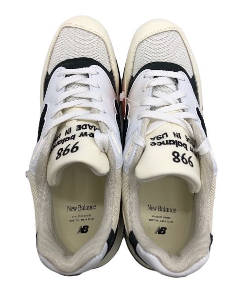 NEW BALANCE（ニューバランス）NEW BALANCE (ニューバランス) スニーカー ブラック×アイボリー サイズ:28cmの古着・服飾アイテム