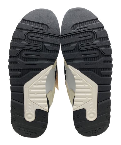 NEW BALANCE（ニューバランス）NEW BALANCE (ニューバランス) スニーカー ブラック×アイボリー サイズ:28cmの古着・服飾アイテム