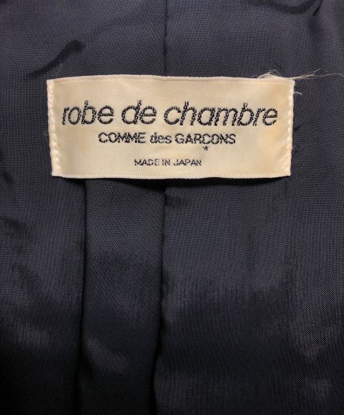 ROBE DE CHAMBRE COMME DES GARCONS（ローブドシャンブル コムデギャルソン）ROBE DE CHAMBRE COMME DES GARCONS (ローブドシャンブル コムデギャルソン) コート ネイビー サイズ:不明の古着・服飾アイテム