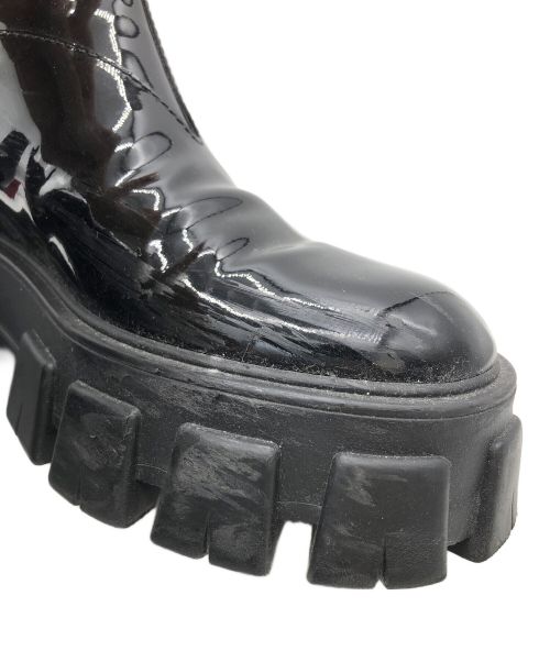 PRADA（プラダ）PRADA (プラダ) サイドゴアブーツ ブラック サイズ:23cmの古着・服飾アイテム