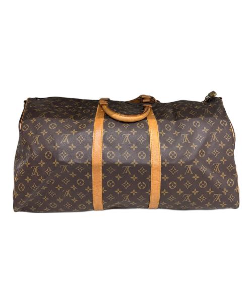 LOUIS VUITTON（ルイ ヴィトン）LOUIS VUITTON (ルイ ヴィトン) ボストンバッグ　キーポル・バンドリエール60 ブラウンの古着・服飾アイテム