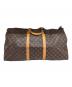 LOUIS VUITTON（ルイ ヴィトン）の古着「ボストンバッグ　キーポル・バンドリエール60」｜ブラウン
