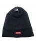中古・古着 Supreme (シュプリーム) New Era (ニューエラ) ニットワッチ ブラック：8000円
