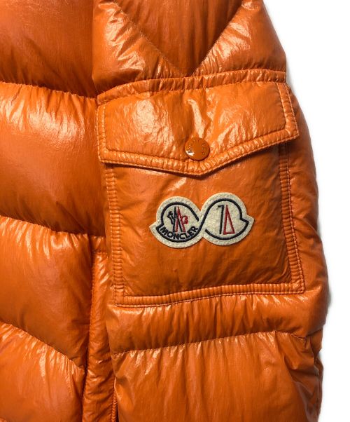 MONCLER（モンクレール）MONCLER (モンクレール) ダウンジャケット オレンジ サイズ:３の古着・服飾アイテム