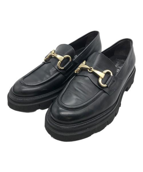 luca grossi（ルカグロッシ）Luca Grossi (ルカグロッシ) チャンキーソールビットローファー ブラック サイズ:36の古着・服飾アイテム