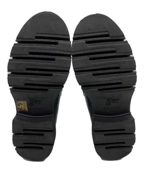 luca grossi（ルカグロッシ）Luca Grossi (ルカグロッシ) チャンキーソールビットローファー ブラック サイズ:36の古着・服飾アイテム