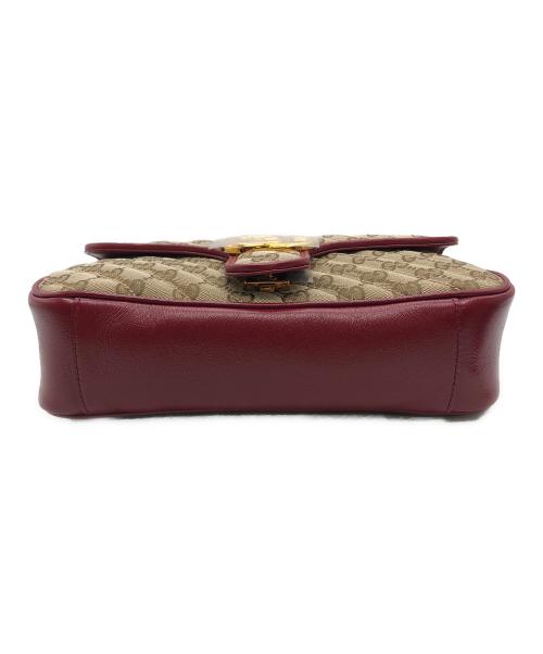 GUCCI（グッチ）GUCCI (グッチ) チェーンショルダーバッグ ベージュの古着・服飾アイテム