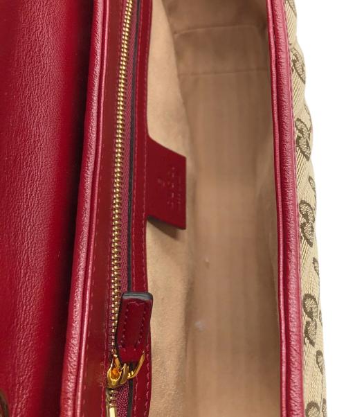 GUCCI（グッチ）GUCCI (グッチ) チェーンショルダーバッグ ベージュの古着・服飾アイテム