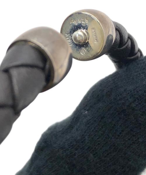 BOTTEGA VENETA（ボッテガベネタ）BOTTEGA VENETA (ボッテガベネタ) レザーブレスレット ダークブラウンの古着・服飾アイテム