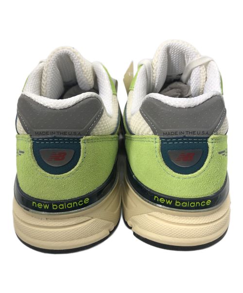 NEW BALANCE（ニューバランス）NEW BALANCE (ニューバランス) スニーカー 黄緑×ホワイト サイズ:28.5cmの古着・服飾アイテム