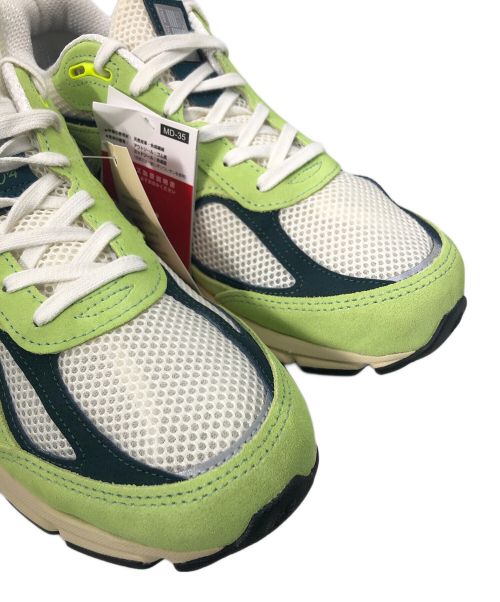 NEW BALANCE（ニューバランス）NEW BALANCE (ニューバランス) スニーカー 黄緑×ホワイト サイズ:28.5cmの古着・服飾アイテム
