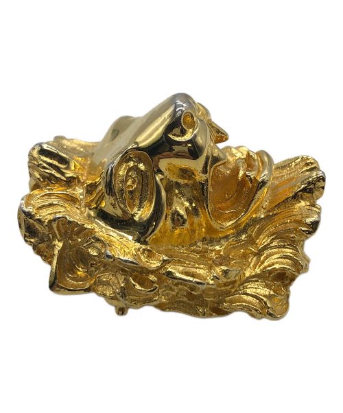 JUDITH LEIBER（ジュディス・ライバー）Judith Leiber (Judith Leiber) ブローチ ゴールドの古着・服飾アイテム