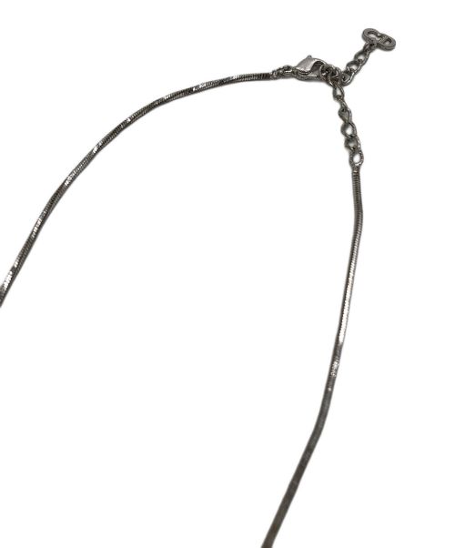 Christian Dior（クリスチャン ディオール）Christian Dior (クリスチャン ディオール) プレートネックレス ピンクの古着・服飾アイテム