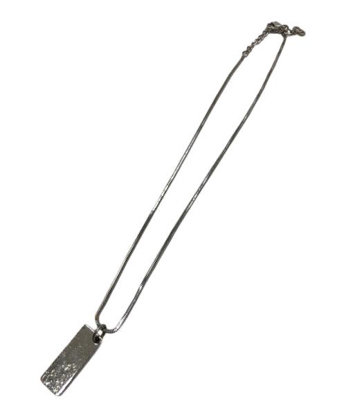 Christian Dior（クリスチャン ディオール）Christian Dior (クリスチャン ディオール) プレートネックレス ピンクの古着・服飾アイテム