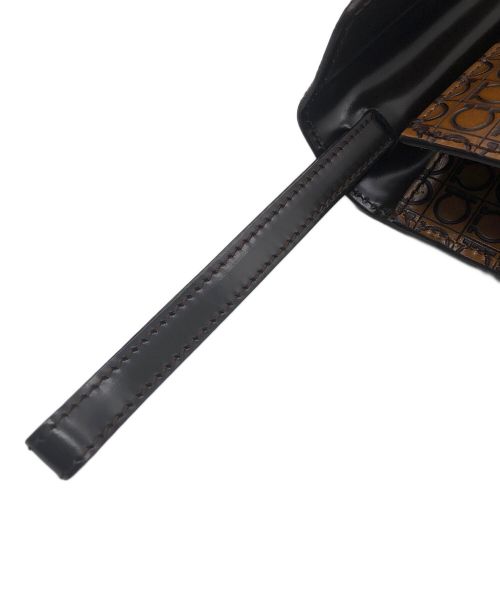 Salvatore Ferragamo（サルヴァトーレ フェラガモ）Salvatore Ferragamo (サルヴァトーレ フェラガモ) クラッチバッグ ブラウンの古着・服飾アイテム