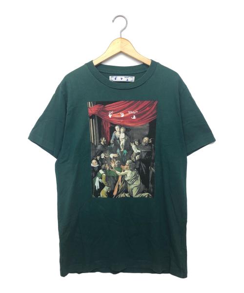 OFFWHITE（オフホワイト）OFFWHITE (オフホワイト) OMAA027E20JER008 グリーン サイズ:Lの古着・服飾アイテム