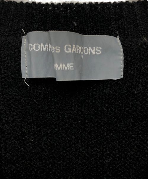 COMME des GARCONS HOMME（コムデギャルソン オム）COMME des GARCONS HOMME (コムデギャルソン オム) Vネックニット ブラック サイズ:不明の古着・服飾アイテム