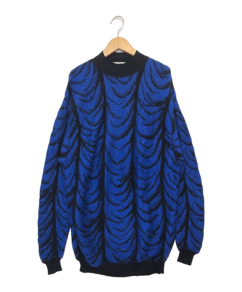 Christian Dior（クリスチャン ディオール）Christian Dior (クリスチャン ディオール) ラメニット ブルー サイズ:40の古着・服飾アイテム