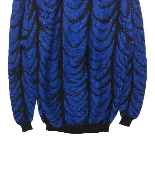 Christian Dior（クリスチャン ディオール）Christian Dior (クリスチャン ディオール) ラメニット ブルー サイズ:40の古着・服飾アイテム