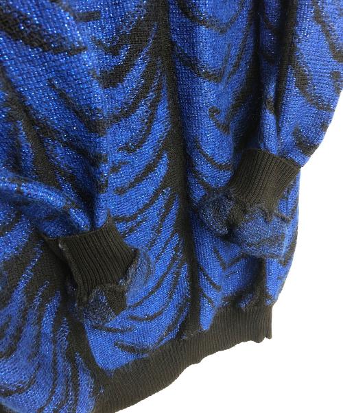 Christian Dior（クリスチャン ディオール）Christian Dior (クリスチャン ディオール) ラメニット ブルー サイズ:40の古着・服飾アイテム