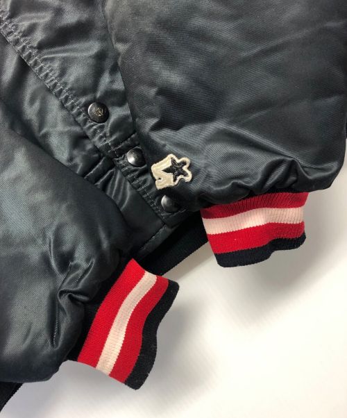 STARTER（スターター）STARTER (スターター) スタジャン レッド×ブラック サイズ:Mの古着・服飾アイテム