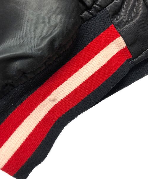 STARTER（スターター）STARTER (スターター) スタジャン レッド×ブラック サイズ:Mの古着・服飾アイテム