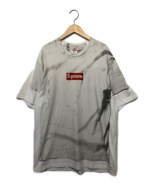 SUPREME（シュプリーム）Supreme (シュプリーム) MM6 Maison Margiela (エムエムシックス メゾンマルジェラ) Box Logo Tee ホワイト サイズ:Mの古着・服飾アイテム