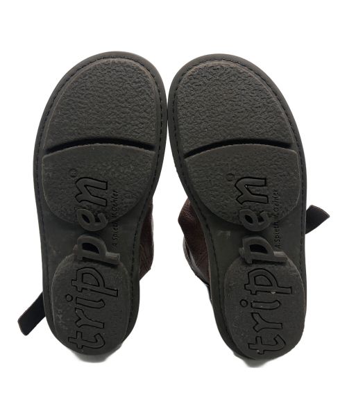 Trippen（トリッペン）Trippen (トリッペン) ショートブーツ ブラウン サイズ:23.5cmの古着・服飾アイテム