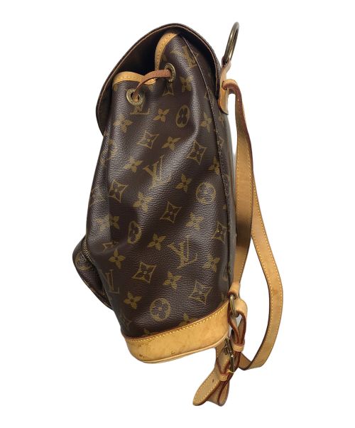 LOUIS VUITTON（ルイ ヴィトン）LOUIS VUITTON (ルイ ヴィトン) M51137　ミニモンスリ　モノグラムリュック ブラウンの古着・服飾アイテム
