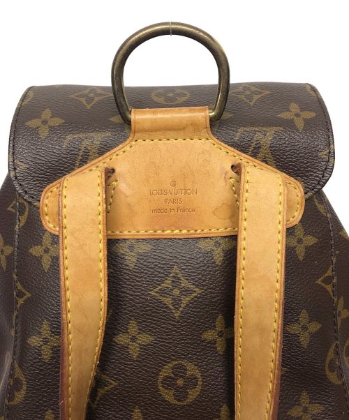 LOUIS VUITTON（ルイ ヴィトン）LOUIS VUITTON (ルイ ヴィトン) M51137　ミニモンスリ　モノグラムリュック ブラウンの古着・服飾アイテム