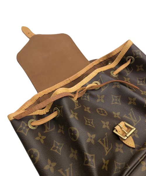 LOUIS VUITTON（ルイ ヴィトン）LOUIS VUITTON (ルイ ヴィトン) M51137　ミニモンスリ　モノグラムリュック ブラウンの古着・服飾アイテム