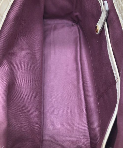 A.D.M.J.（エーディーエムジェイ）A.D.M.J. (エーディーエムジェイ) ハンドバッグ ベージュの古着・服飾アイテム