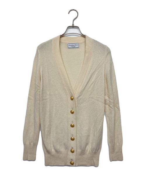 DEUXIEME CLASSE（ドゥーズィエム クラス）Deuxieme Classe (ドゥーズィエム クラス) ニットカーディガン ベージュ サイズ:Mの古着・服飾アイテム